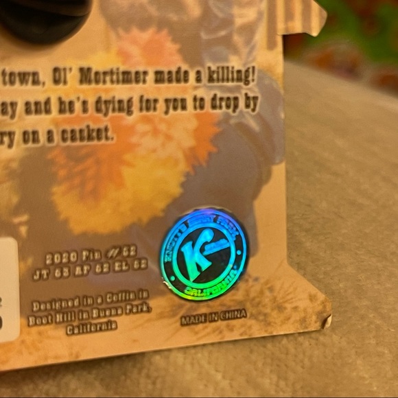 Knotts Berry Farm Pin #52 UNDERTAKER Coffin Parks 100th Anniversary - Picture 3 of 3